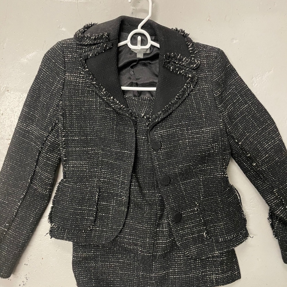 Classic tweed Ann Taylor suit.